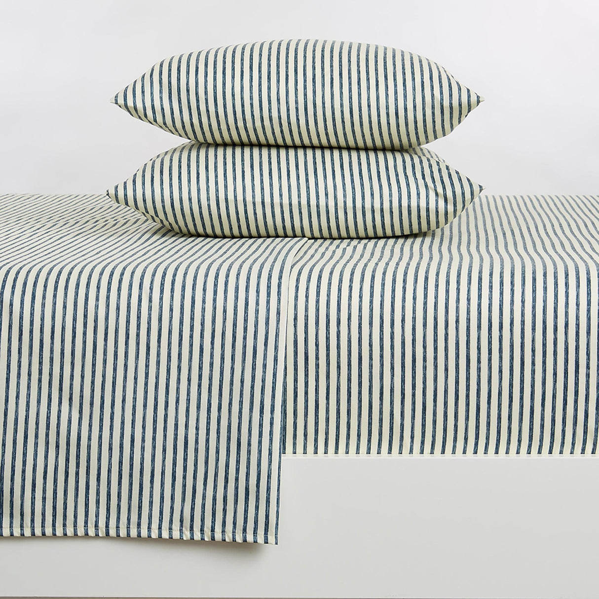 Striped Microfiber Sheet Set - Evette Collection