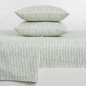 Striped Microfiber Sheet Set - Evette Collection