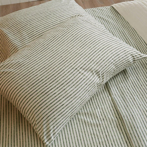Striped Microfiber Sheet Set - Evette Collection