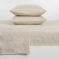 Striped Microfiber Sheet Set - Evette Collection