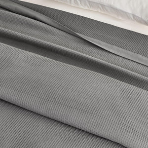 100% Cotton Small Waffle Weave Blanket - Hazel Collection
