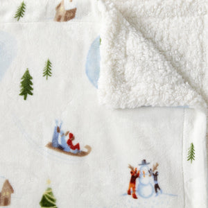 Sherpa Throw Blanket - Hudson Collection