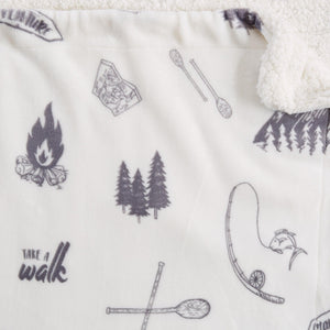 Sherpa Throw Blanket - Hudson Collection