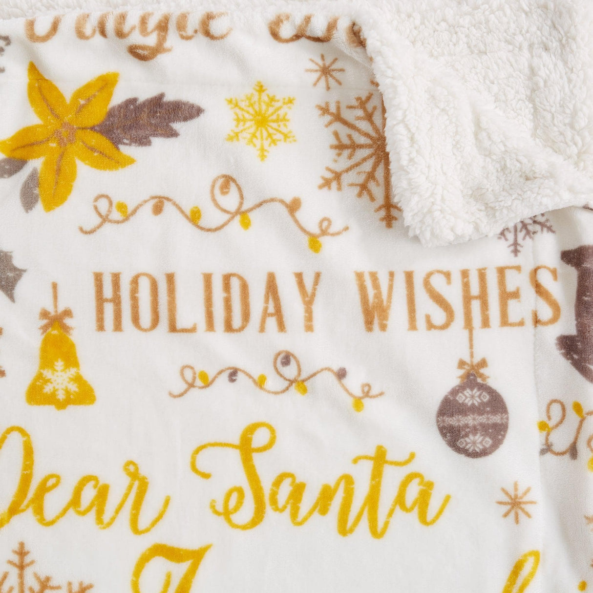 Holiday Sherpa Throw - Esmay Collection
