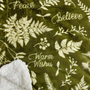 Holiday Sherpa Throw - Esmay Collection