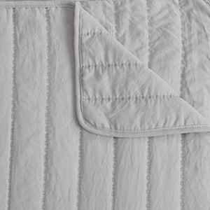 Solid Striped Quilt - Virginia Collection