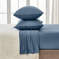 4-Piece Interlock Microfiber Sheet Set - Mackenna Collection