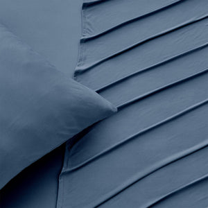 4-Piece Interlock Microfiber Sheet Set - Mackenna Collection