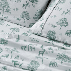 4-Piece Lodge Microfiber Sheet - Mountain Ridge Collection