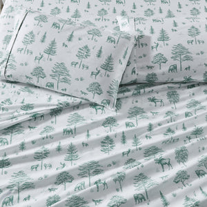 4-Piece Lodge Microfiber Sheet - Mountain Ridge Collection