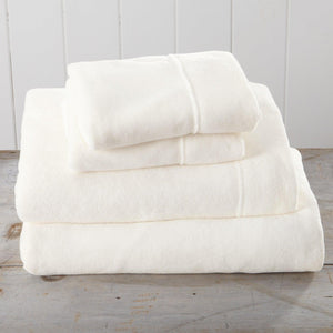 4-Piece Solid Plush Sheet - Velvet Luxe Collection