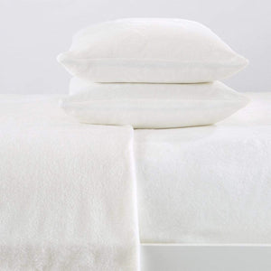 4-Piece Solid Plush Sheet - Velvet Luxe Collection