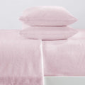 4-Piece Solid Plush Sheet - Velvet Luxe Collection