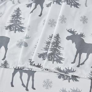 4-Piece Lodge Microfiber Sheet - Mountain Ridge Collection