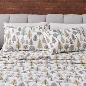 4-Piece Lodge Microfiber Sheet - Mountain Ridge Collection