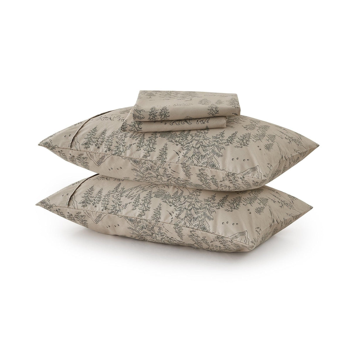 4-Piece Lodge Microfiber Sheet - Mountain Ridge Collection