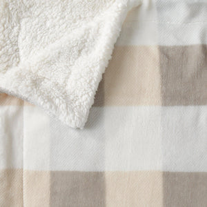 Velvet Plush Sherpa Luxury Bed Blanket - Kinsley Collection