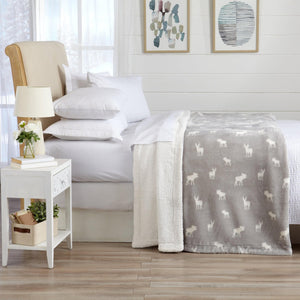 Velvet Plush Sherpa Luxury Bed Blanket - Kinsley Collection