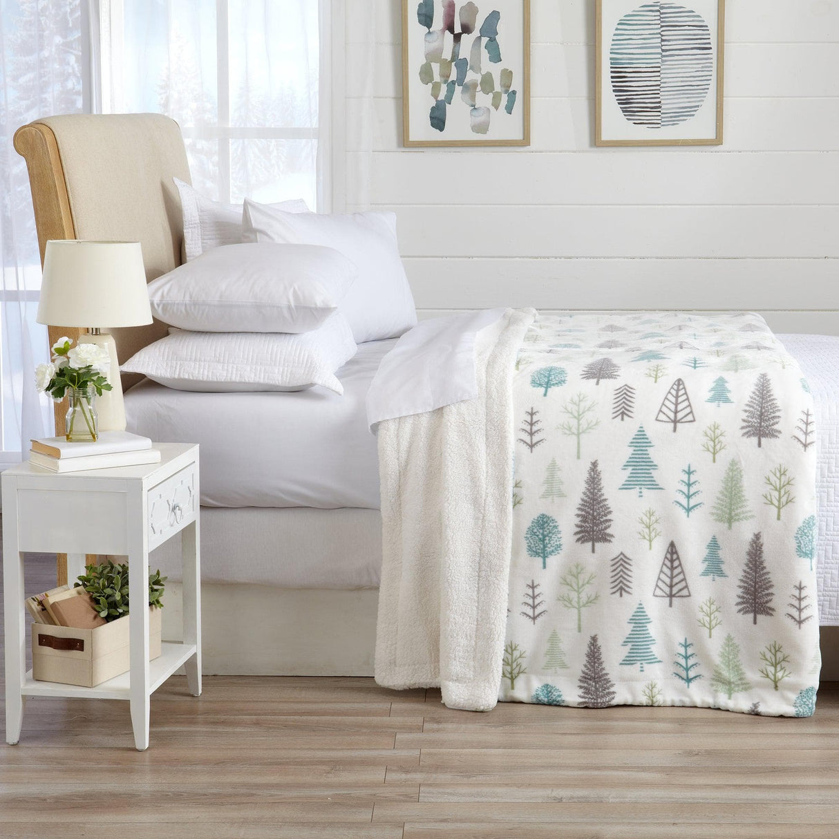 Velvet Plush Sherpa Luxury Bed Blanket - Kinsley Collection