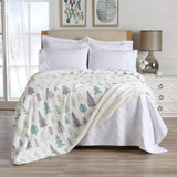 Velvet Plush Sherpa Luxury Bed Blanket - Kinsley Collection