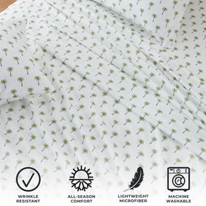 4-Piece Coastal Microfiber Sheet - Newport Collection