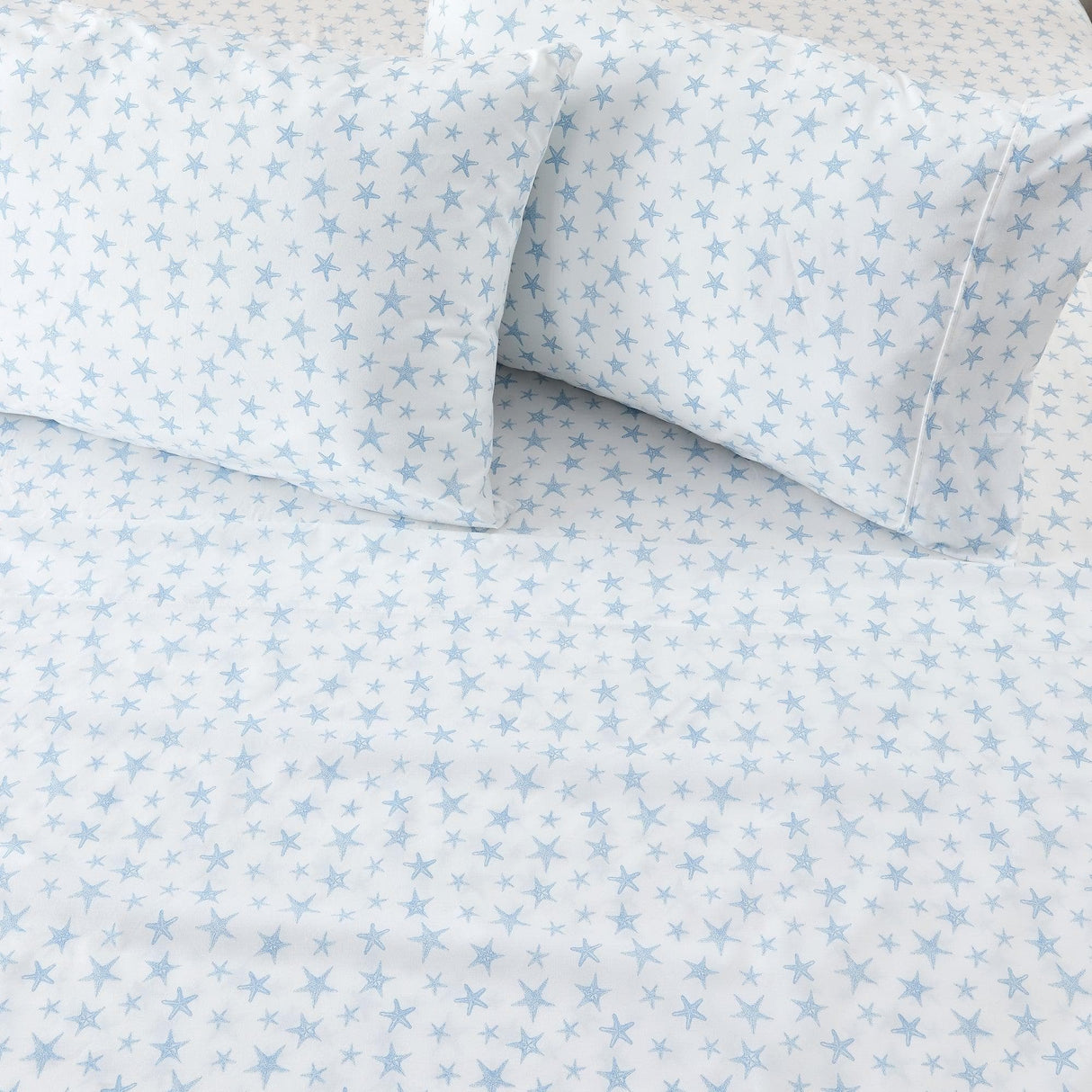 4-Piece Coastal Microfiber Sheet - Newport Collection