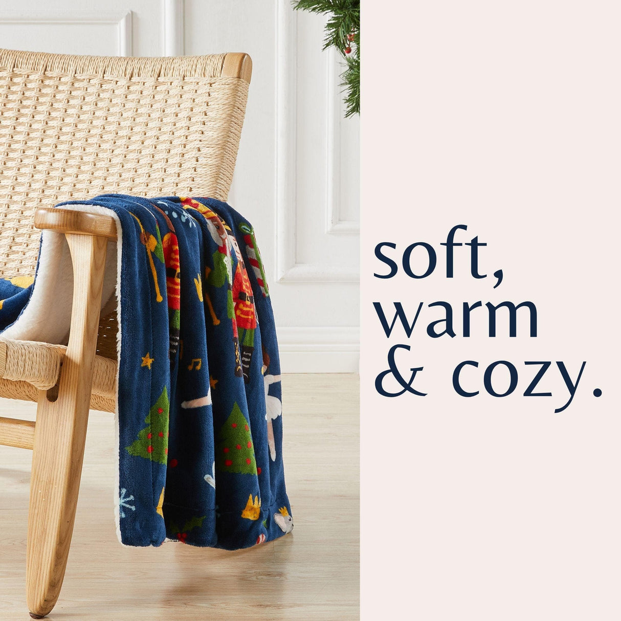 Holiday Sherpa Throw - Esmay Collection