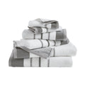 Decorative Cotton Stripe Bath Towel Set - Noelle Collection