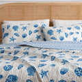 3-Piece Coastal Quilt Set - Bali Collection