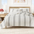 3-Piece Stripe Quilt - Wesley Collection