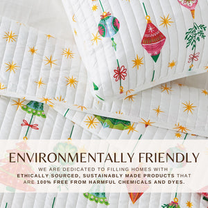 Colorful Holiday Quilt Set - Midnight Magic Collection