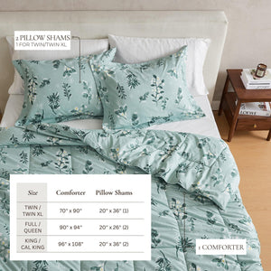 Reversible Christmas Comforter and Sham Set - Holiday / Lodge Odette Collection