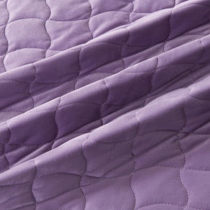 Velvet Box-Stitched Quilt Set - Vivica Collection