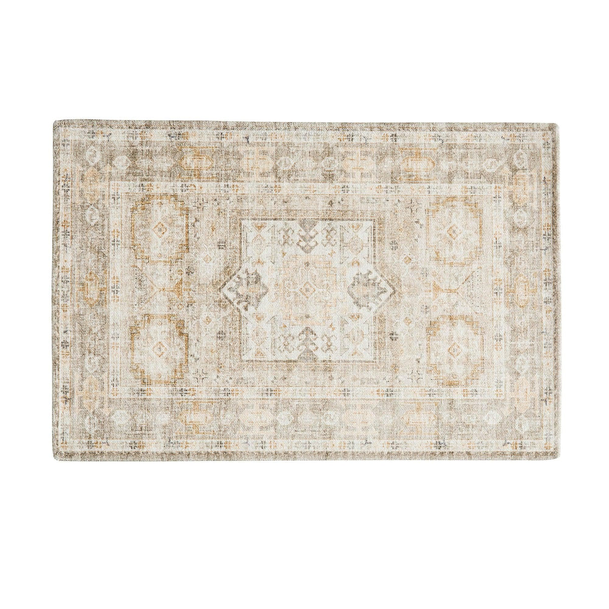 Medallion Machine Washable Accent Area Rug 3' x 5' - Nava Collection