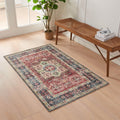 Medallion Machine Washable Accent Area Rug 3' x 5' - Nava Collection