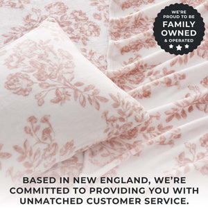 4-Piece Printed Plush Sheet - Velvet Luxe Collection