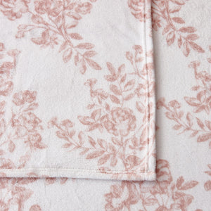 4-Piece Printed Plush Sheet - Velvet Luxe Lattice Collection