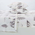 4-Piece Printed Plush Sheet - Velvet Luxe Collection