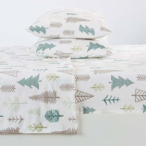 4-Piece Printed Plush Sheet - Velvet Luxe Collection