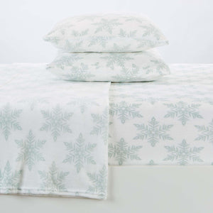 4-Piece Printed Plush Sheet - Velvet Luxe Collection