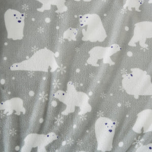 4-Piece Printed Plush Sheet - Velvet Luxe Collection