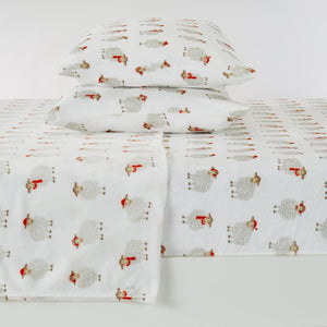 4-Piece Printed Plush Sheet - Velvet Luxe Collection