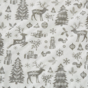 4-Piece Printed Plush Sheet - Velvet Luxe Collection