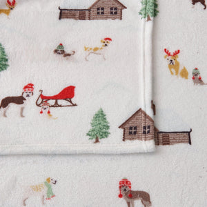 4-Piece Printed Plush Sheet - Velvet Luxe Collection