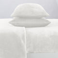 4-Piece Solid Plush Sheet - Velvet Luxe Collection