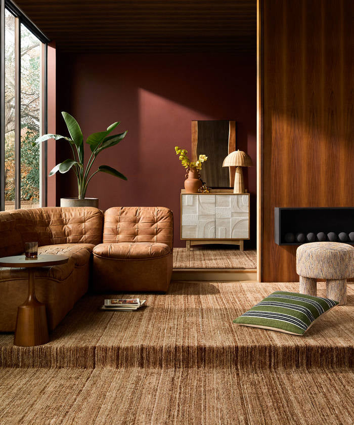 Justo Taupe Ottoman