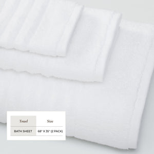Luxury Combed Cotton Bath Towel Set - Karina Collection