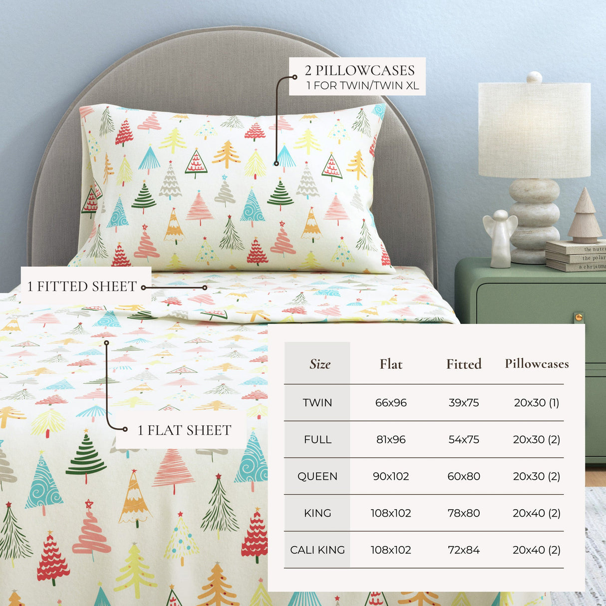 4-Piece Turkish Cotton Flannel Sheet - Whittaker Collection