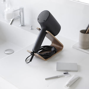 Hair Dryer and Iron Stand - Wood