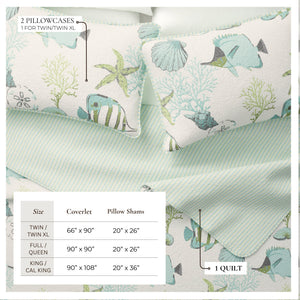 Seaside Collection Quilt Set